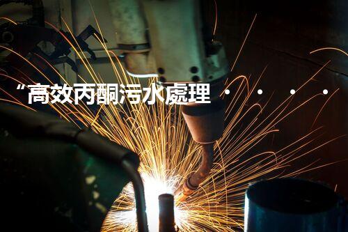 “高效丙酮污水處理，綠色環(huán)保新篇章”
